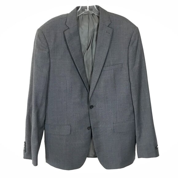 NWT Mens Size 44 LONG 44L DKNY Lexington Derek Italian Pure Wool Blazer Jacket